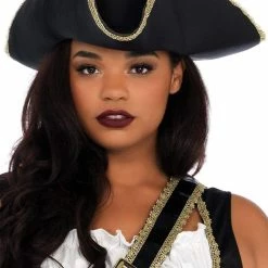 Leg Avenue Sexy Plus Size Pirate Costume Black Sea Buccaneer Costumes