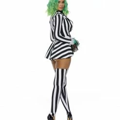 Forplay Womens Sexy Got The Juice Beetlejuice 6 Piece Costume With Wig Costumes