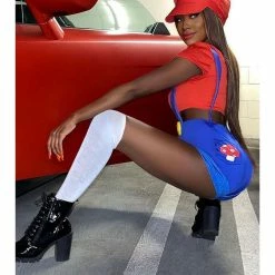 Leg Avenue Super Mario Brother Gamer Babe Sexy Costume Costumes
