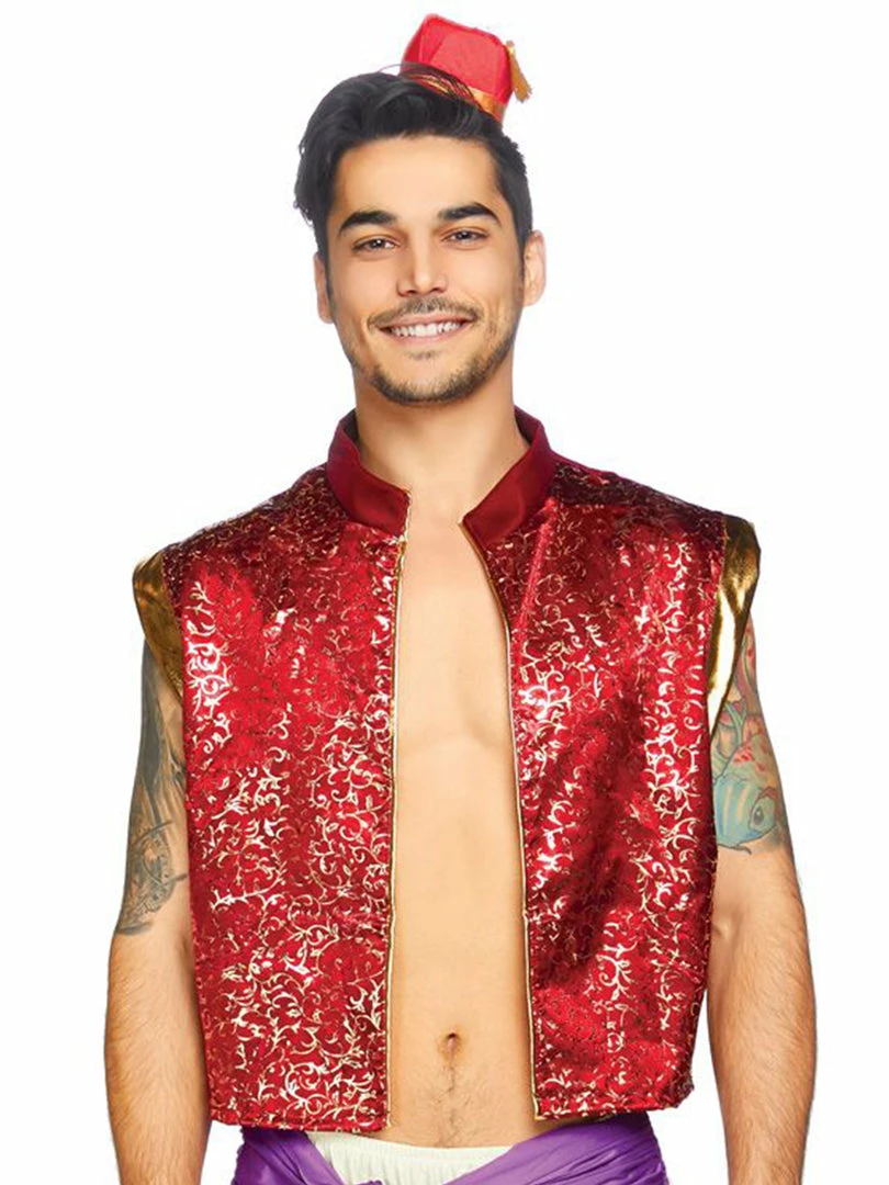 Leg Avenue Mens Aladdin Desert Prince Costume 3 Leg Avenue Mens Aladdin Desert Prince Costume