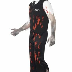 SMIFFYS Mens Zombie Policeman Costume Costumes
