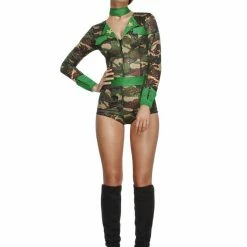 Smiffys Sexy Army Combat Warrior Costume