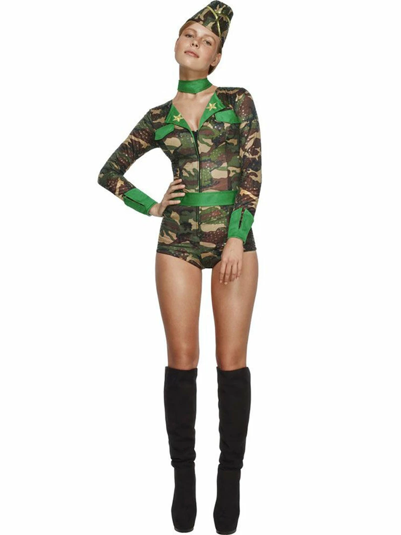 Smiffys Sexy Army Combat Warrior Costume 2 Smiffys Sexy Army Combat Warrior Costume